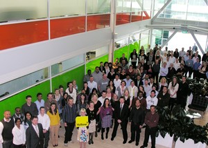 100 employees at Yellow's Auckland Office on Great South Road